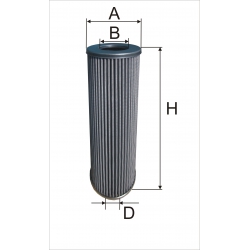 Wkład filtra oleju hydraulicznego WH 635 - Zastosowanie: Ładowarki Ł-34