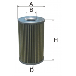 Wkład filtra oleju WO 583 - Zastosowanie: skrzynia biegów VOITH