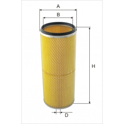 Wkład filtra powietrza WPO 113 - Zamiennik: WA 40-40/1, AM 411W,