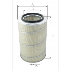 Wkład filtra powietrza WPO 204 - Zamiennik: WA 30-830, C 24508, AM 455, SA 14918