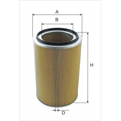 Wkład filtra powietrza WPO 240-01 - Zamiennik: WA 30-1100, C 24650/1, AM 402, SA 14010