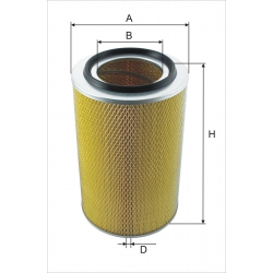 Wkład filtra powietrza WPO 255 - Zamiennik: WA 30-740, AM 400, SA 18128