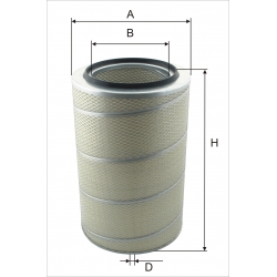 Wkład filtra powietrza WPO 346 - Zamiennik: WA 30-1430, C 311226/1, AM 401/2, SA 14532
