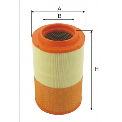 Wkład filtra powietrza WPO 426-FR - Zamiennik: C 25 860/6, AM 455/3, SA 17282