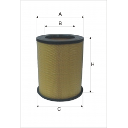 Wkład filtra powietrza WPO 569 - Zamiennik: WA 36-1610, C 341500, C 341500/1, AM 442/4, SA 16257