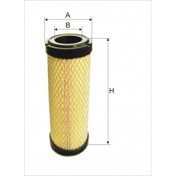 Wkład filtra powietrza WPO 587 - Zamiennik: WA 20-249, C 1196, C 1196/2, AR 350/1, SA 16074