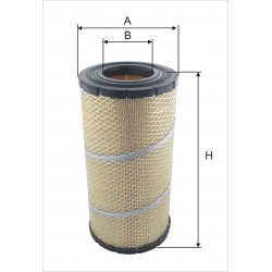 Wkład filtra powietrza WPO 618 - Zastosowanie: Multicar Fumo
