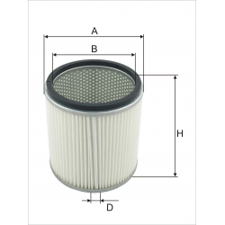 Wkład filtra powietrza WPO 759 - Zastosowanie: Instalacje podciśnieniowego transportu barwników