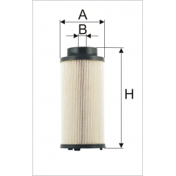 Wkład filtra paliwa - WP 1016x - Zamiennik: WP15141X, PU941 x, PE 983, SN 30007