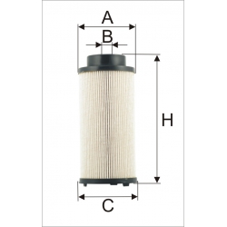 Wkład filtra paliwa - WP 1018x - Zamiennik: WP 1514X, PU 941/1 x, PE 983/1, SN 30015