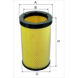 Wkład filtra powietrza WPO 3055 - Zamienniki: RS30120, P 783544, WX WA101, KA 16641, SL 81376-SET