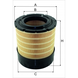 Wkład filtra powietrza WPO 3054 - Zamienniki: X770684, KA 16641, SP 3009-2, SL 81376 - SET